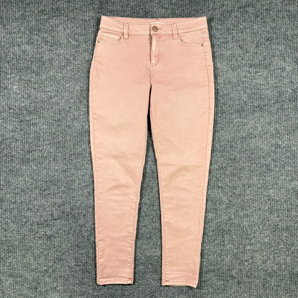 Love, Fire Womens Skinny Jeans Size 7‎ Pink Cotton Stretch Casual Mid Rise